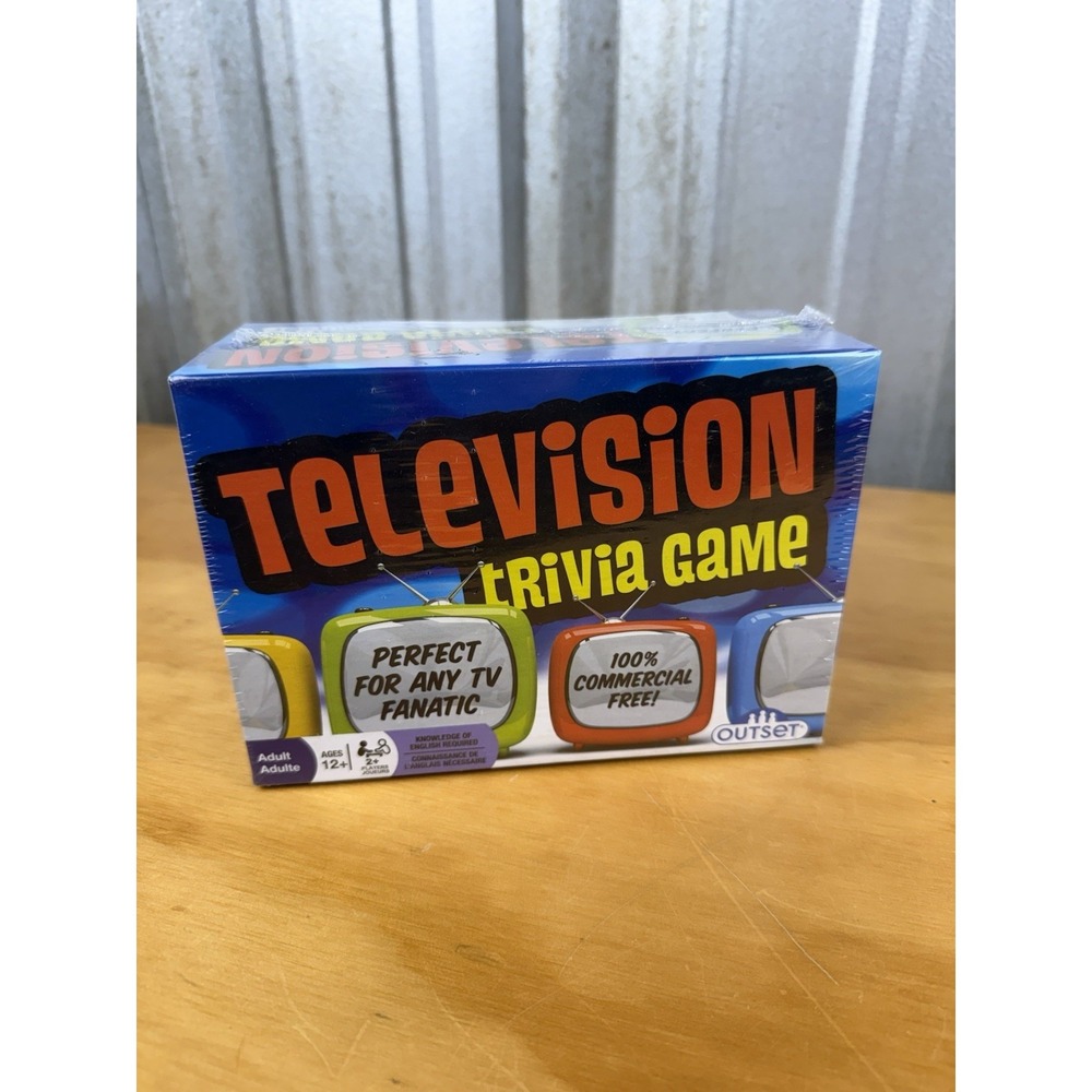 TV Trivia Game  Adult Ages 12+ Perfect for Any TV Fanatic Family Game Sealed Box